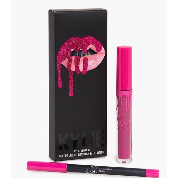 Kylie Jenner Matte Liquid Lipstick & Lip Liner in Tipsy